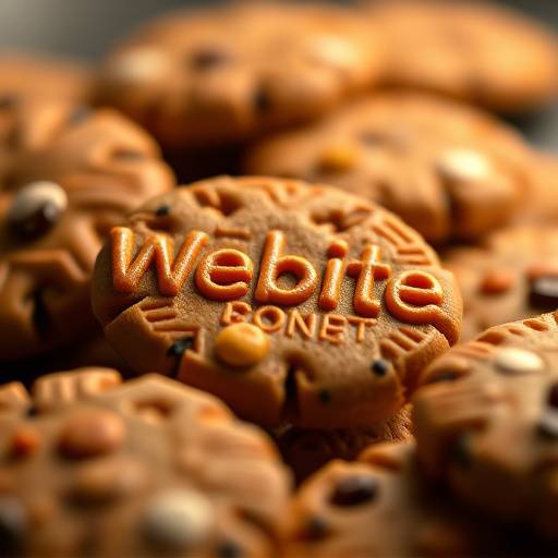 A row of cookies representing different types of website cookies